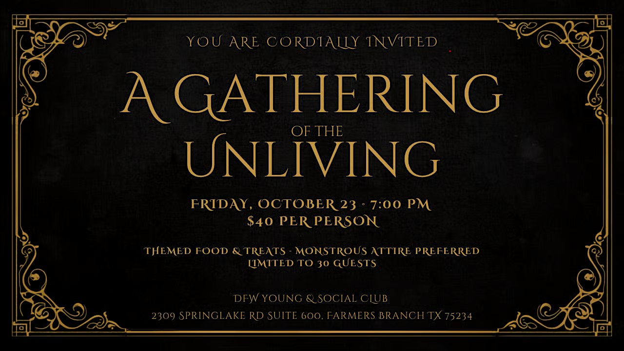 A Gathering of the Unliving | A Monster Mash Murder Mystery