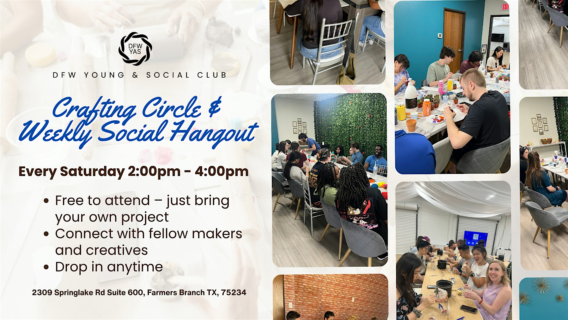 Crafting Circle & Weekly Social Hangout