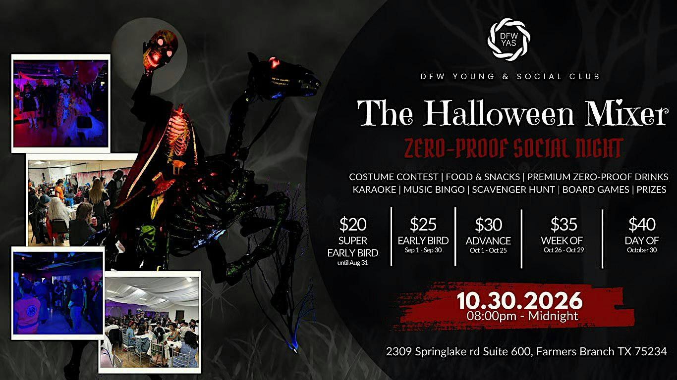 The Halloween Mixer: A Zero-Proof Social Night