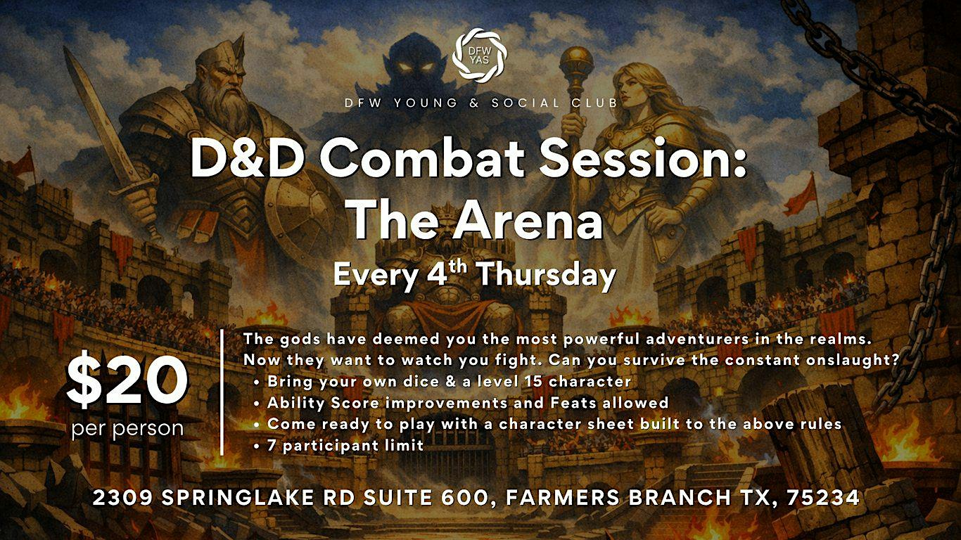 DnD Combat Session: The Arena
