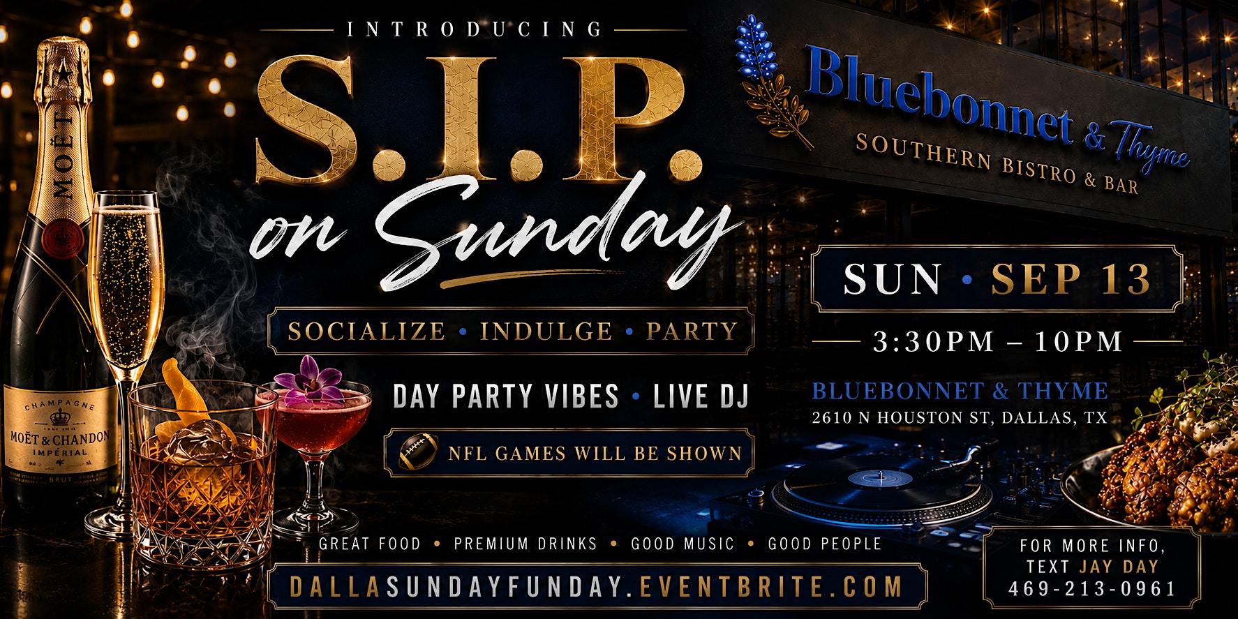 S.I.P. Sunday | Grand Opening at Bluebonnet & Thyme